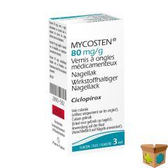 MYCOSTEN 80MG/G MEDISCHE NAGELLAK FL 1 3 ML