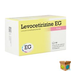 LEVOCETIRIZINE EG 5 MG FILMOMH TABL 100