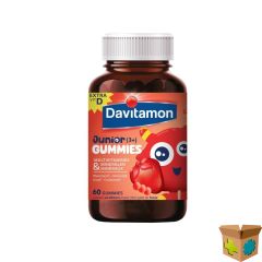 DAVITAMON JUNIOR GUMMIES AARDBEI 60