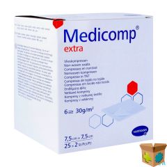 MEDICOMP KP STER 6PL 7,5X7,5CM 25X2 4110762