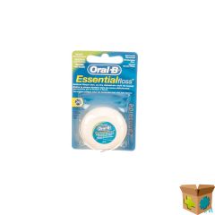 ORAL-B FLOSS ESSSENTIAL FLOSS MINT WAXED 50M