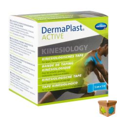 DERMAPLAST ACTIVE KINESIO TAPE BLAUW 5CM X 5M