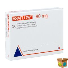 ASAFLOW 80MG MAAGSAPRES COMP BLI 56X 80MG