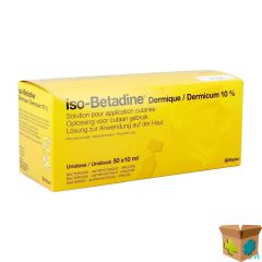 ISO BETADINE DERM 10% 50X10ML UD
