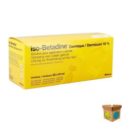 ISO BETADINE DERM 10% 50X10ML UD