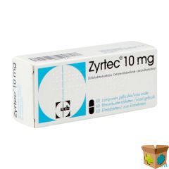 ZYRTEC 10 MG FILMOMH TABL 40 X 10 MG