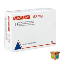 ASAFLOW 80MG MAAGSAPRES COMP BLI 168X 80MG