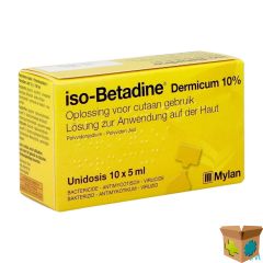 ISO BETADINE DERM 10% UNIDOSE FL 10X5ML