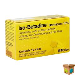 ISO BETADINE DERM 10% UNIDOSE FL 10X5ML