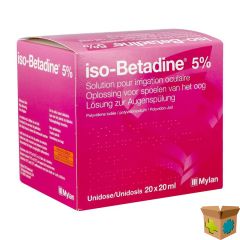 ISO BETADINE SOL OCULAIRE-SPOELEN OOG 20UDX20ML 5%