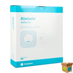 BIATAIN SCHUIMVERBAND ADH 10,0X10,0CM 10 33430