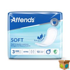 ATTENDS SOFT 3 EXTRA INLEG ANATOM. 1X10
