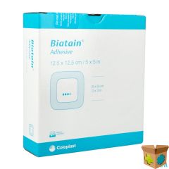 BIATAIN SCHUIMVERBAND ADH 12,5X12,5CM 10 33430