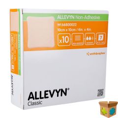 ALLEVYN NON ADH VERB HYDROCEL. 10X10CM 10 66800022