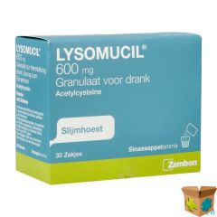 LYSOMUCIL 600 GRAN SACH 30 X 600 MG