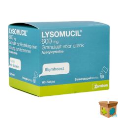LYSOMUCIL 600 GRAN SACH 60 X 600 MG