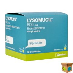 LYSOMUCIL 600 BRUISTABL. 60 X 600 MG