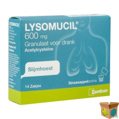 LYSOMUCIL 600 GRAN SACH 14 X 600 MG