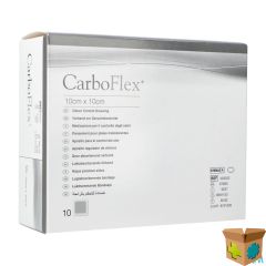 CARBOFLEX VERB ABS.N/ADH 10X10CM 10