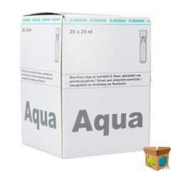MINI PLASCO AQUA PRO INJ AMP20X20ML