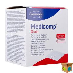 MEDICOMP DRAIN KP STER 7,5X7,5CM 25X2 4215338
