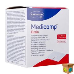 MEDICOMP DRAIN KP STER 7,5X7,5CM 25X2 4215338