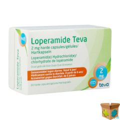 LOPERAMIDE TEVA CAPS 60 X 2 MG