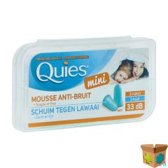 QUIES OORDOPPEN SCHUIM MINI A/LAWAAI 3 PAAR