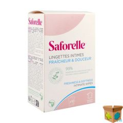 SAFORELLE LINGETTES FLUSHABLE 10