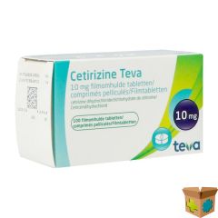 CETIRIZINE TEVA 10 MG FILMOMH TABL 100