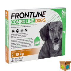 FRONTLINE COMBO LINE DOG S 2-10KG 6X0,67ML