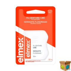 ELMEX GEWAXTE FLOSDRAAD 50M