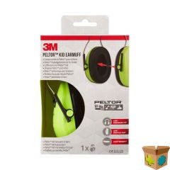 PELTOR HEARING PROTECTOR KID NEON GREEN 1