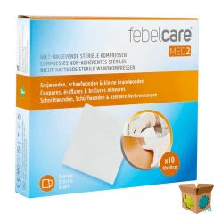 FEBELCARE MED2 KOMP.N/INKL. STER. 10,0X10,0CM 10X1