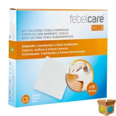 FEBELCARE MED2 KOMP.N/INKL. STER. 10,0X10,0CM 10X1