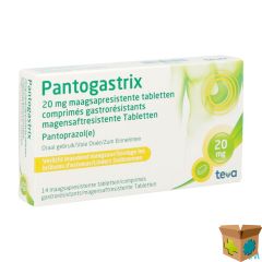 PANTOGASTRIX TEVA 20MG MAAGSAPRESIST TABL 14X20MG