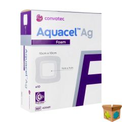AQUACEL AG FOAM ADHESIEF 10X10CM 10