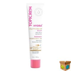 TOPICREM HYDRA+ GELEID.BRUIN.GEZOND.UITSTRAL. 40ML