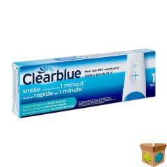 CLEARBLUE PLUS ZWANGERSCHAPSTEST 1