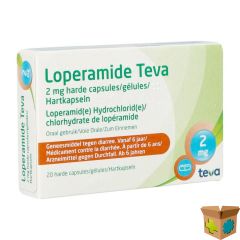 LOPERAMIDE TEVA CAPS 20 X 2 MG