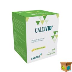 CALCIVID 500MG/400IE LEMON CHEW 168