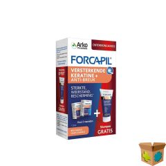 FORCAPIL ONTDEKKINGSPACK CAPS 2X60+SH 200ML GRAT.