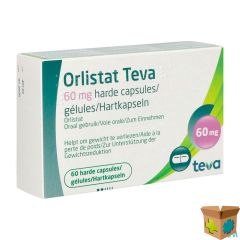 ORLISTAT TEVA HARDE CAPS 60 X 60 MG