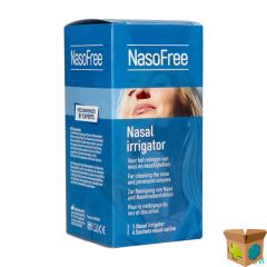 NASOFREE NEUSDOUCHE FL + 4 ZAKJES