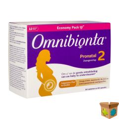 OMNIBIONTA PRONATAL 2 ZWANGER 12WEK TABL84+CAPS84