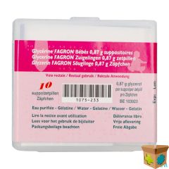 GLYCERINE SUPPO BB 10 FAG