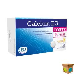 CALCIUM EG FORTE 1000MG/800IE CITROEN KAUWTABL 90