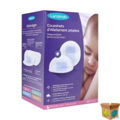 LANSINOH WEGWERPB.BORSTKOMPRESSEN BLUE LOCK CORE60