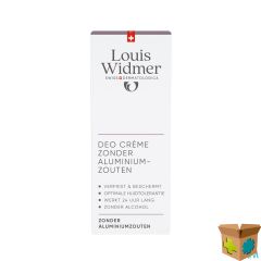 WIDMER BODY DEO CREME Z/ALUMINIUMZOUTEN PARF 40ML