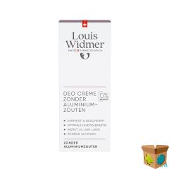 WIDMER BODY DEO CREME Z/ALUMINIUMZOUTEN N/PARF40ML